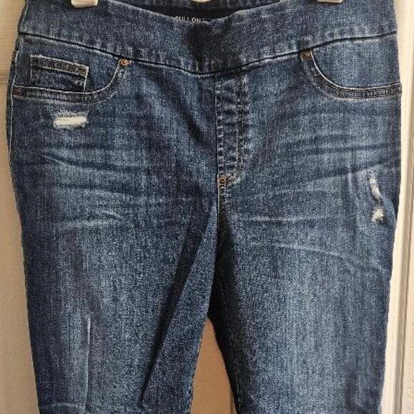 EUC Women's Chico's Pull On Jegging Jean, Size 10R (Chico size 1.5R) - Picture 1 of 8